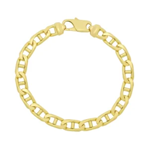 9ct Yellow Gold Marina Bracelet 9″ 8mm