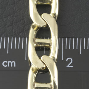 9ct Yellow Gold Marina Bracelet 9&#8243; 8mm