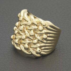 9ct Yellow Gold Keeper Ring