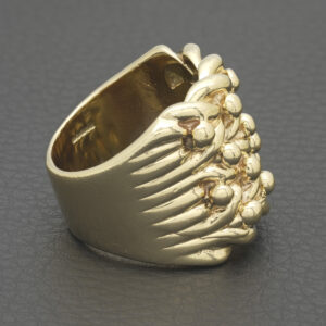 9ct Yellow Gold Keeper Ring