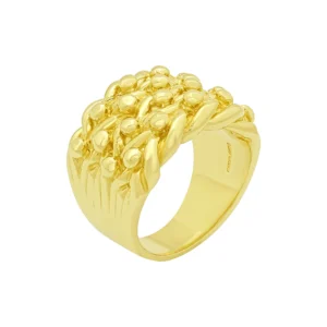 9ct Yellow Gold Keeper Ring
