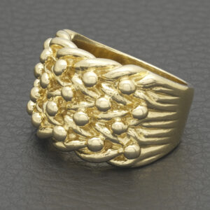9ct Yellow Gold Keeper Ring