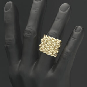 9ct Yellow Gold Keeper Ring