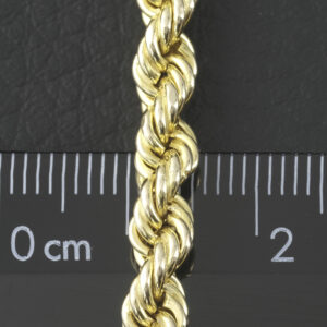 9ct Yellow Gold Rope Chain 30&#8243; 5mm