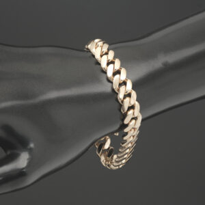 9ct Rose Gold Cuban Bracelet 7.5&#8243; 10mm