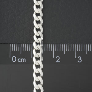 9ct White Gold Curb Chain 20&#8243; 4.5mm