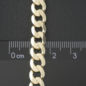 9ct Yellow Gold Curb Chain 20&#8243; 7.5mm