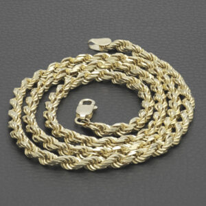9ct Yellow Gold Rope Chain 28&#8243; 5.5mm
