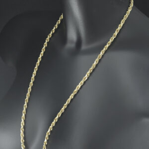 9ct Yellow Gold Rope Chain 28&#8243; 5.5mm