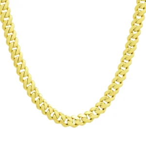 9ct Yellow Gold Curb Chain 26″ 9.5mm