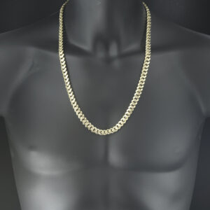 9ct Yellow Gold Curb Chain 26&#8243; 9.5mm