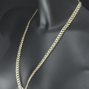 9ct Yellow Gold Curb Chain 26&#8243; 9.5mm