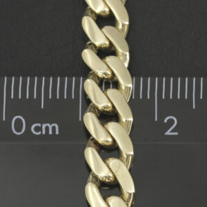 14ct Yellow Gold Cuban Bracelet 8.5&#8243; 6.5mm