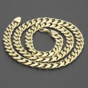 14ct Yellow Gold Curb Chain 23&#8243; 8.5mm
