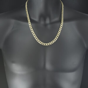 14ct Yellow Gold Curb Chain 23&#8243; 8.5mm