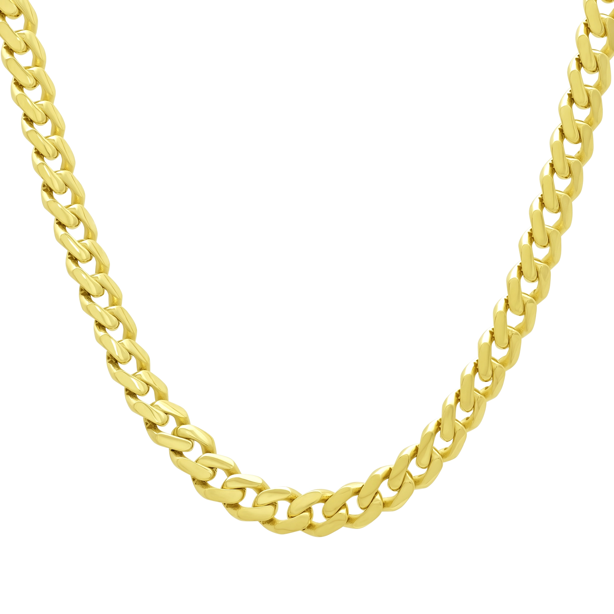 14ct Yellow Gold Cuban Chain 22" 6.5mm