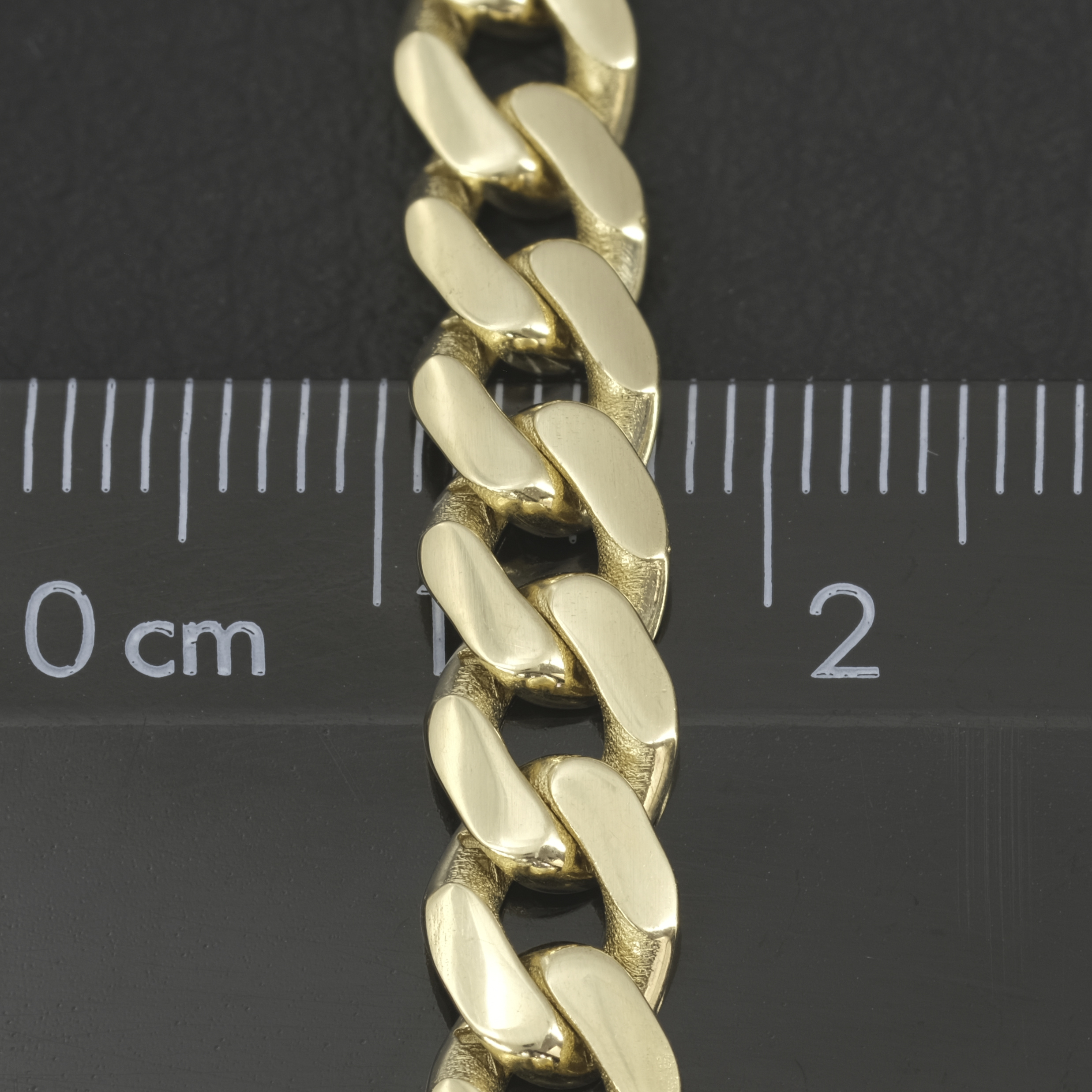 14ct Yellow Gold Cuban Chain 22" 6.5mm - Image 3