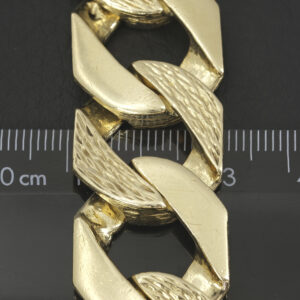 9ct Yellow Gold Cuban Bracelet 8.5″ 20.5mm