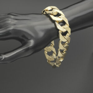 9ct Yellow Gold Cuban Bracelet 8.5″ 20.5mm
