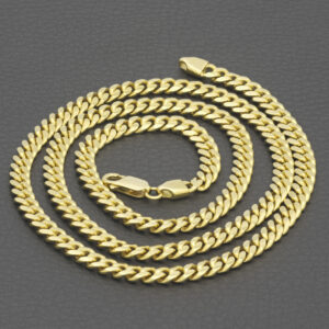 18ct Yellow Gold Curb Chain 26″ 5.5mm