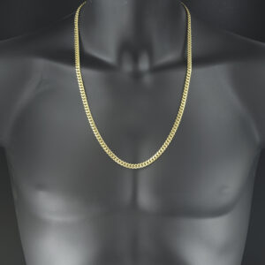 18ct Yellow Gold Curb Chain 26″ 5.5mm