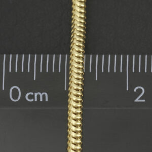 18ct Yellow Gold Snake Chain 18″ 2.5mm