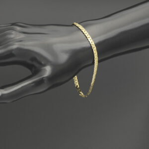 18ct Yellow Gold Fancy Link Chain 7.5″ 3.5mm