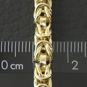 9ct Yellow Gold King Bracelet 7″ 5mm