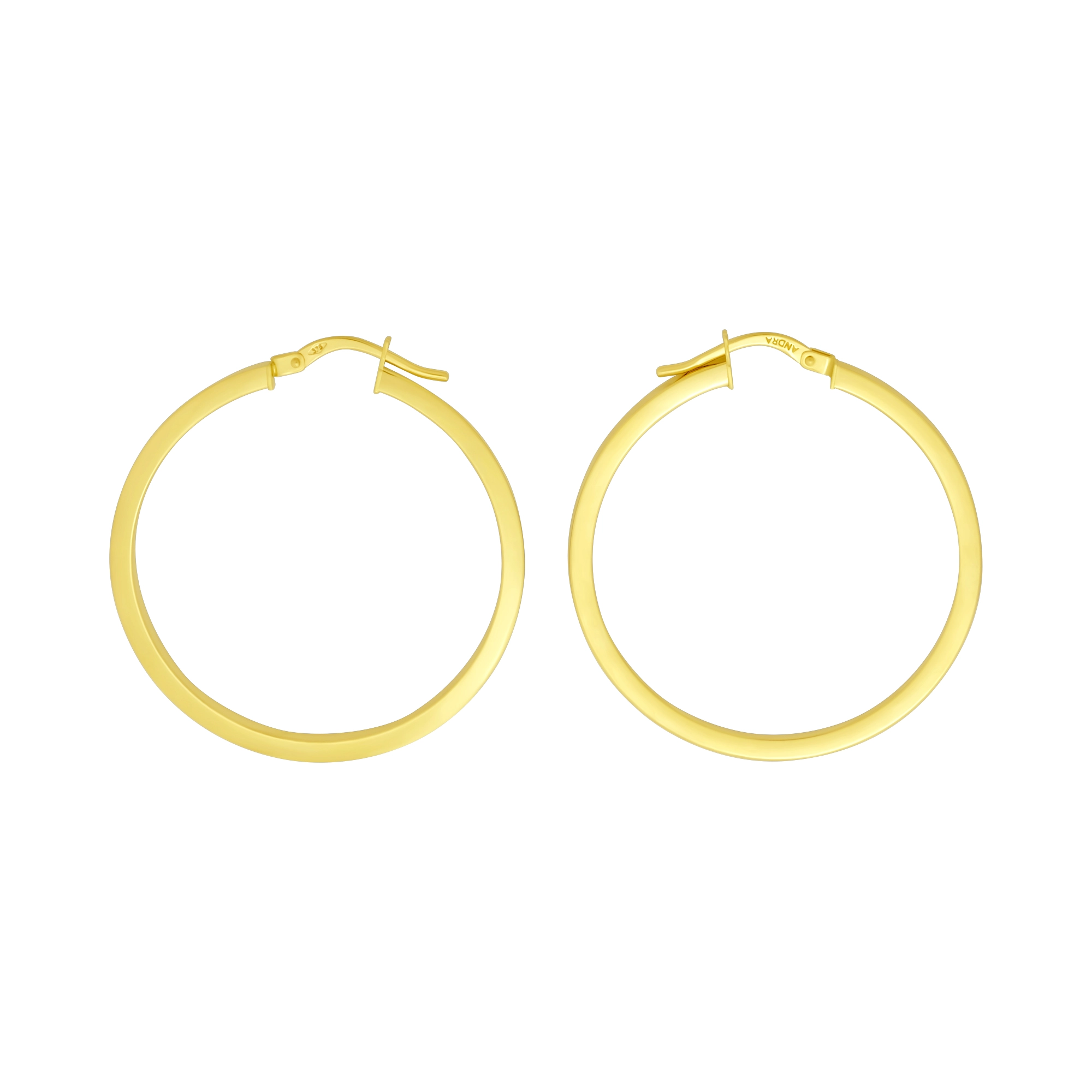 9ct Yellow Gold Hoop Earrings