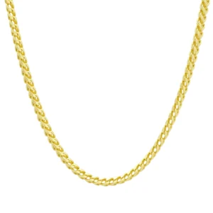 9ct Yellow Gold Franco Chain 18″ 3.5mm