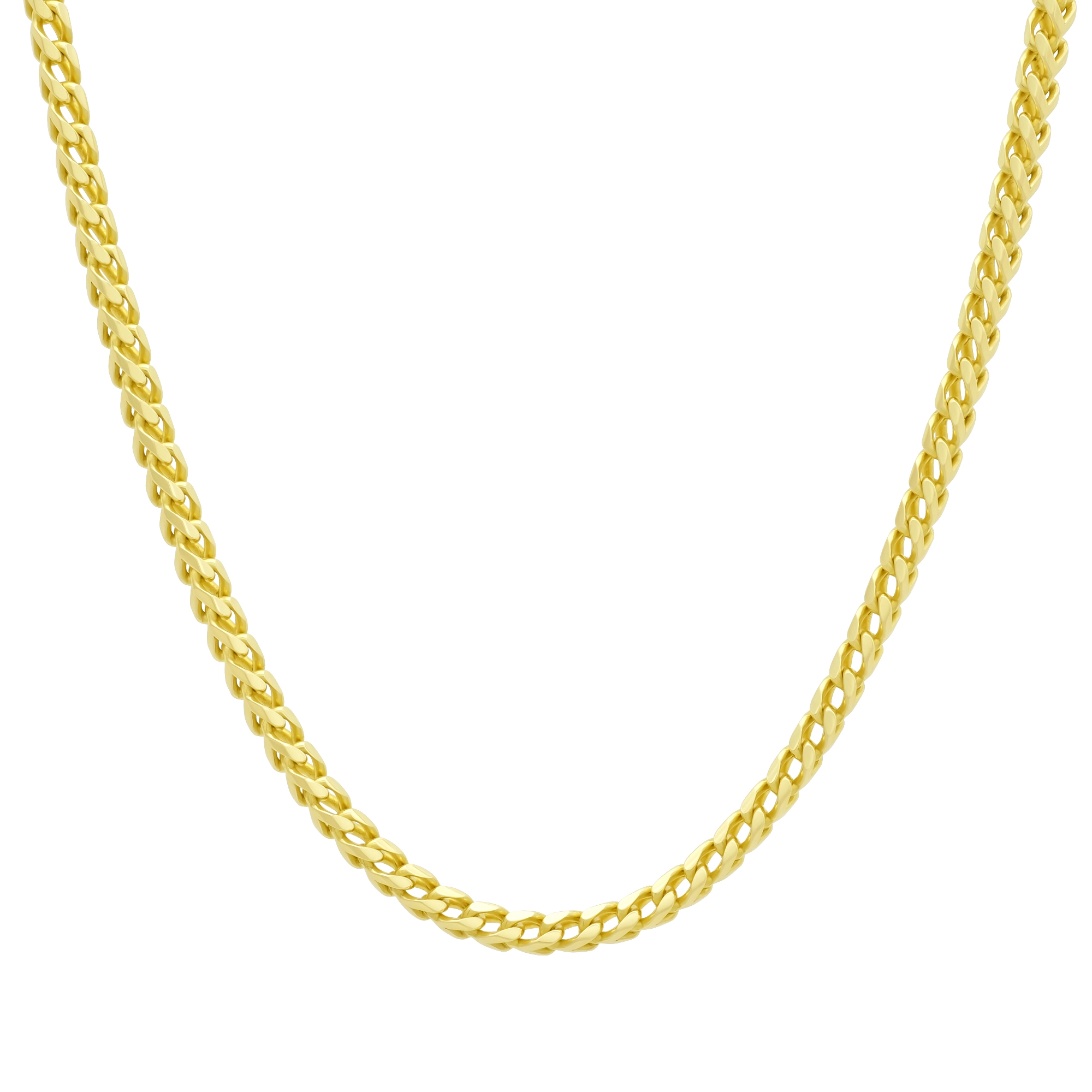9ct Yellow Gold Franco Chain 18" 3.5mm