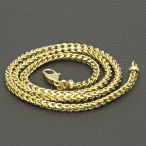 9ct Yellow Gold Franco Chain 18″ 3.5mm