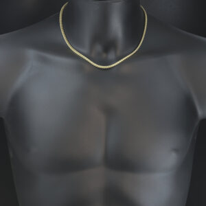 9ct Yellow Gold Franco Chain 18″ 3.5mm