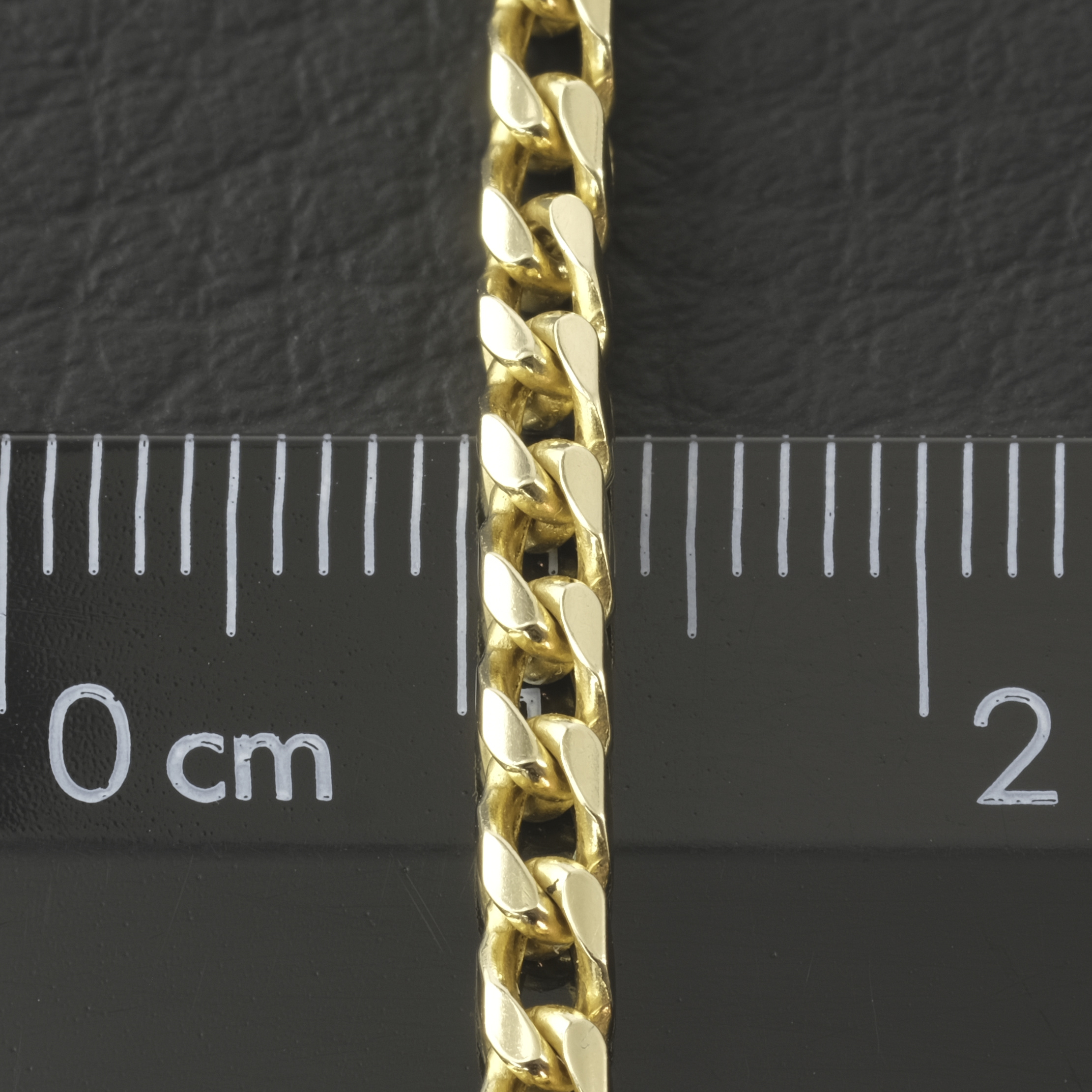 9ct Yellow Gold Franco Chain 18" 3.5mm - Image 5