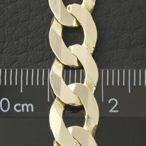9ct Yellow Gold Curb Chain 20″ 9mm