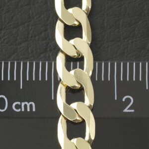 9ct Yellow Gold Curb Chain 22″ 6mm