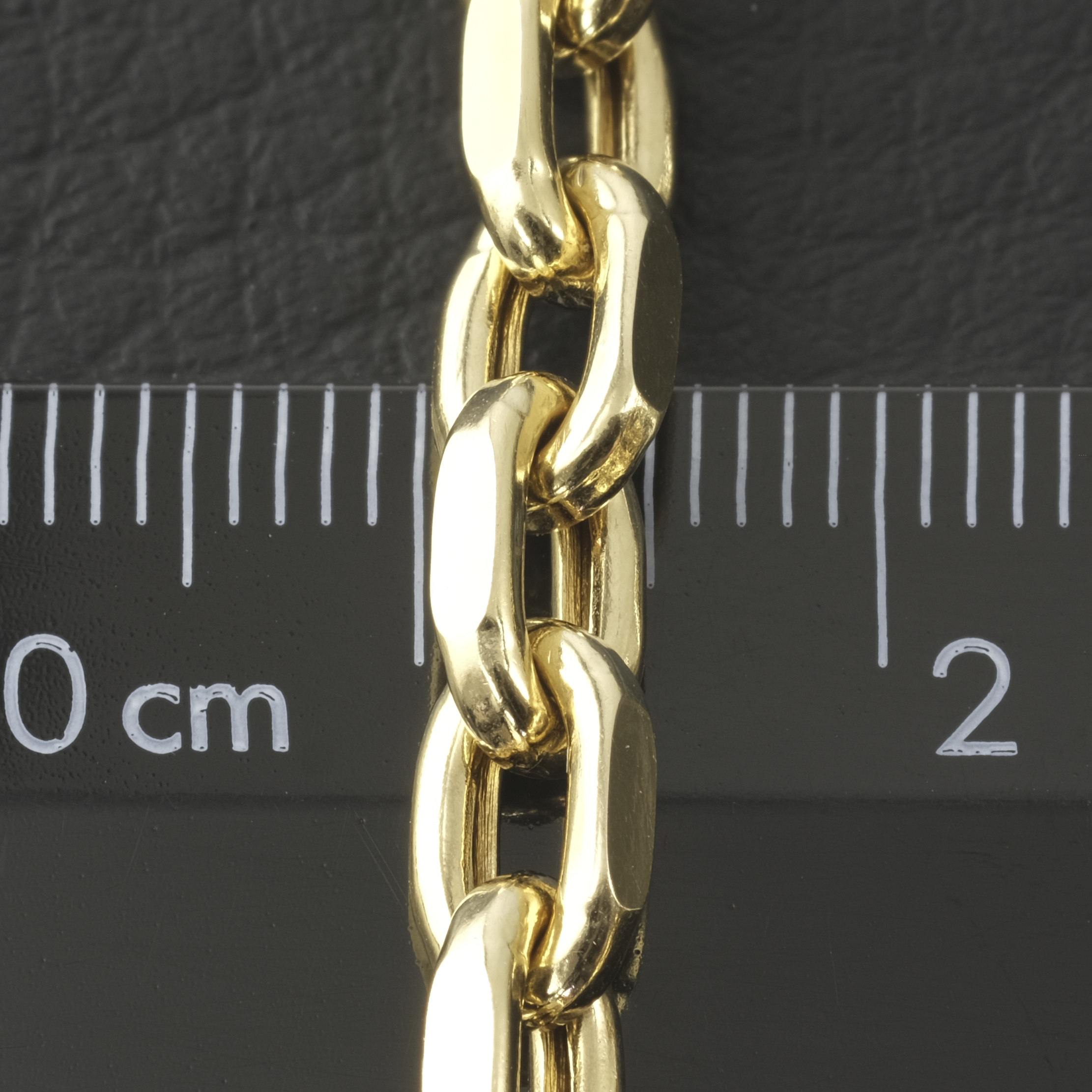 9ct Yellow Gold Box Belcher Chain 20" 5.5mm - Image 2