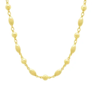 9ct Yellow Gold Fancy Link Chain 18.5″ 5.5mm