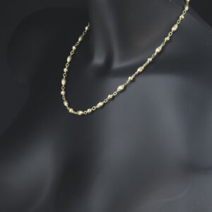 9ct Yellow Gold Fancy Link Chain 18.5″ 5.5mm