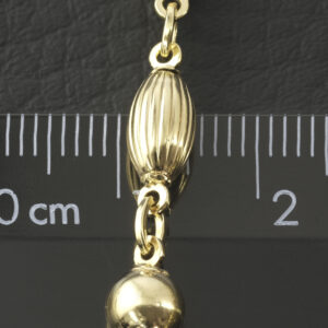 9ct Yellow Gold Fancy Link Chain 18.5″ 5.5mm