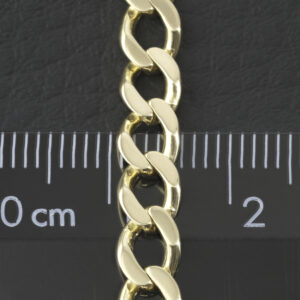 9ct Yellow Gold Curb Chain 22″ 5.5mm