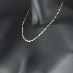 9ct Yellow Gold Figaro Chain 18″ 4mm