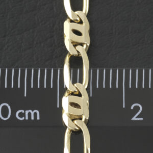9ct Yellow Gold Figaro Chain 18″ 4mm