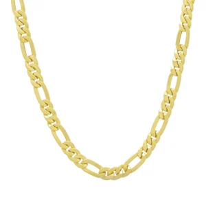 18ct Yellow Gold Figaro Chain 23.5″ 6.5mm