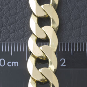 9ct Yellow Gold Curb Bracelet 8.5&#8243; 10mm