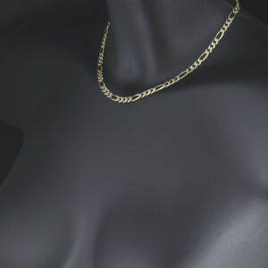 9ct Yellow Gold Figaro Chain 16″ 5mm