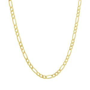 9ct Yellow Gold Figaro Chain 23.5″ 4mm