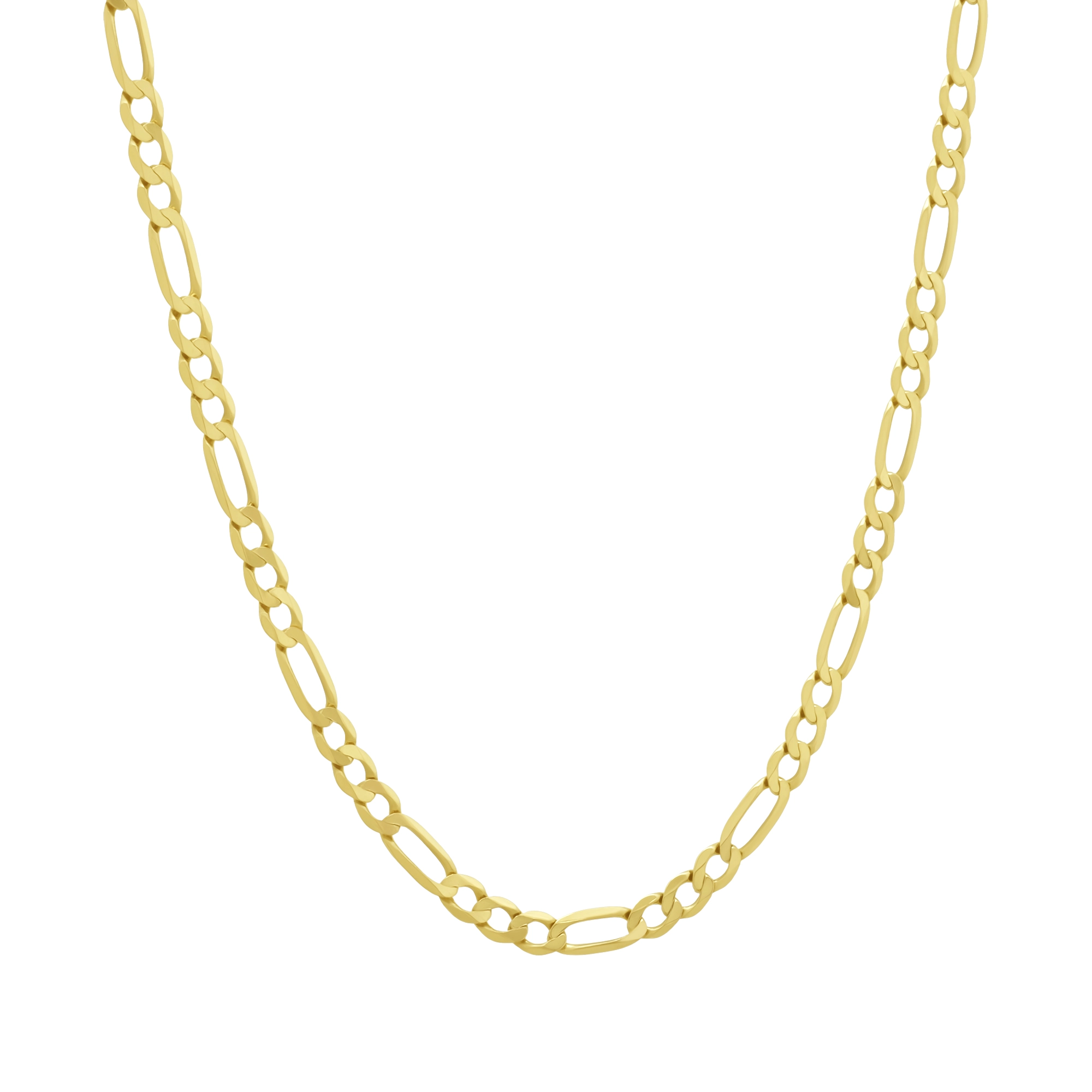 9ct Yellow Gold Figaro Chain 23.5" 4mm