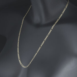 9ct Yellow Gold Figaro Chain 23.5″ 4mm