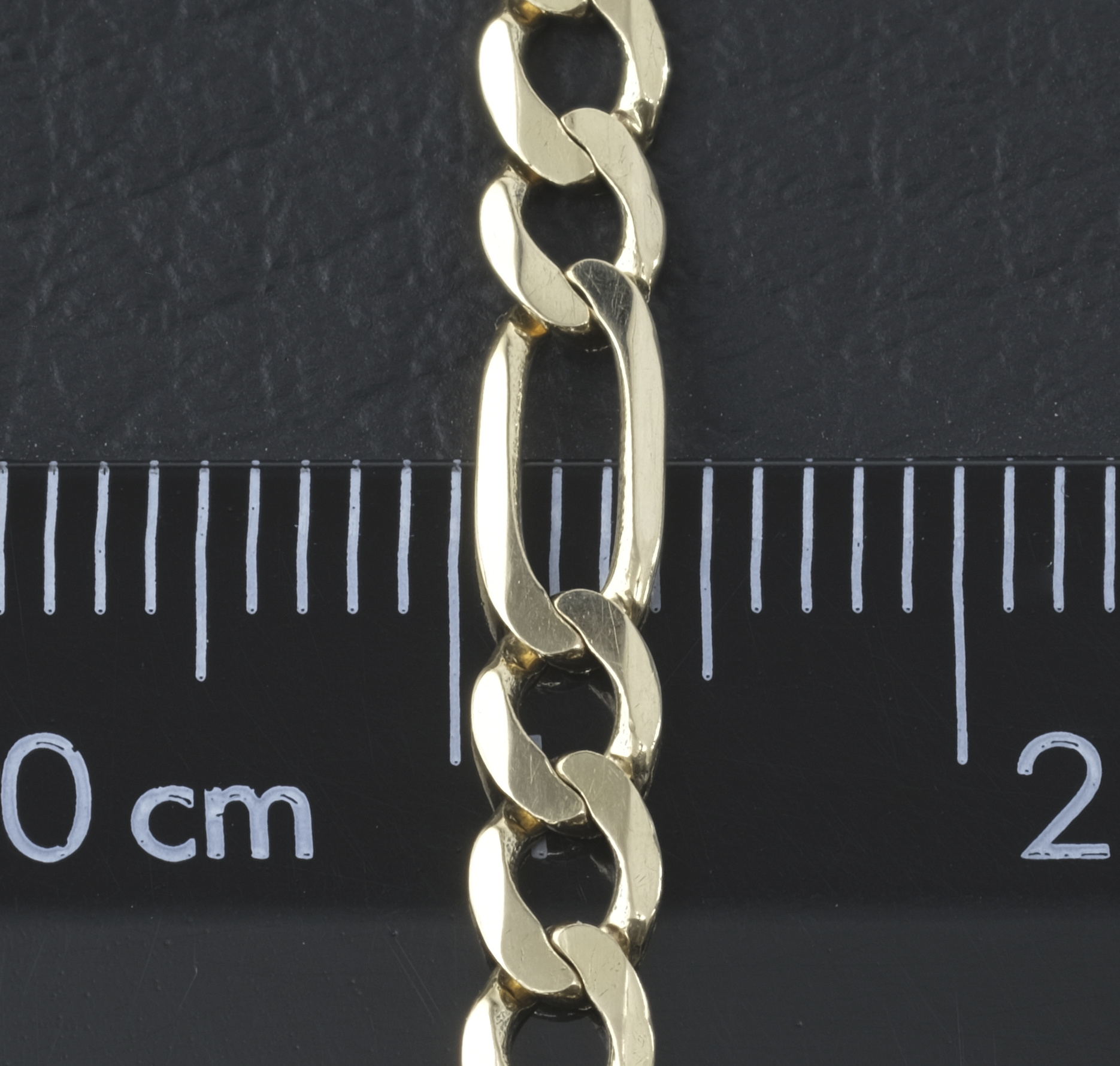 9ct Yellow Gold Figaro Chain 23.5" 4mm - Image 5
